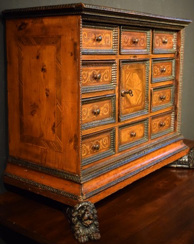 Inlaid coin cabinet, City of Verona 2nd half of the 16th century - Renaissance